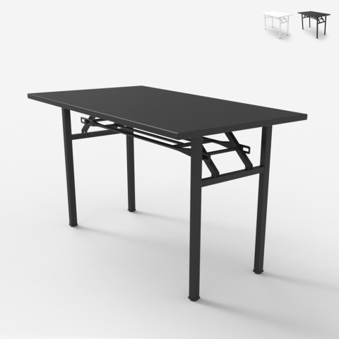 Opvouwbaar ruimtebesparend bureau met 2 niveaus Foldesk Plus 120x60cm Aanbieding