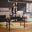 Ruimtebesparend opvouwbaar smart working bureau Foldesk 120x60 cm Kortingen