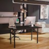 Ruimtebesparend opvouwbaar smart working bureau Foldesk 120x60 cm Kortingen