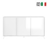 3-deurs modern design dressoir Thilot 156x84cm Kortingen
