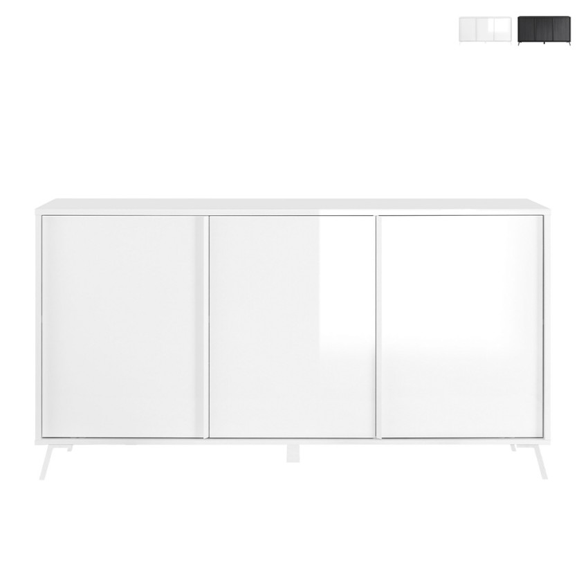 3-deurs modern design dressoir Thilot 156x84cm Aanbieding 3-deurs modern design dressoir Thilot 156x84cm Aanbieding
