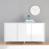 3-deurs modern design dressoir Thilot 156x84cm Aanbod