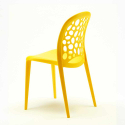 Vierkante salontafel wit 70x70 cm en 2 gekleurde stoelen Wedding Cocktail 