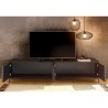 Modern, vrijstaand Tv-meubel Halton 205x48x40cm Afmetingen