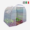 Tuinkas van PVC-doek voor planten, bloemen en moestuin 200x150xh180 cm Orto M Verkoop