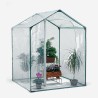 Balkonkas voor planten en bloemen uit PVC en staal 153x153xh210 cm Mimosa M Aanbieding