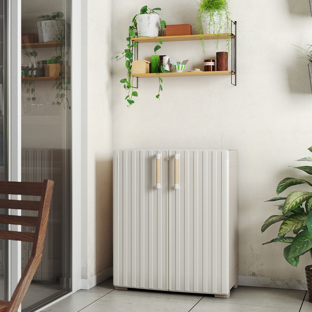 Buitenkast Groove Basso Keter met verstelbare plank 80x45x98cm