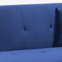 Moderne 3-zits slaapbank clic clac design in fluwelen stof Villolus 