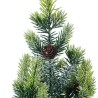 Kleine kunstmatige kerstboom met dennenappels en kunstsneeuw 50 cm Stoeren Korting