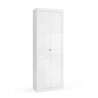 Jude - Witte glanzende badkamerkast met 2 deuren, multifunctioneel, 70x35x188cm Aanbod