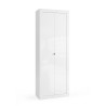 Kast met 2 deuren, veelzijdig badkamermeubel, glanzend wit, 70x35x188 cm, Jude Aanbod
