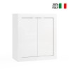Willy Witte Glanzende Badkamerkast met 2 Deuren 70x35x78cm Verkoop