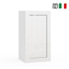 Sammy badkast ruimtebesparend 1 deur 42x35x78cm hoogglans wit Verkoop