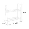 Kas met 2 planken op wielen voor balkon of terras 84x43xh100 cm Spring 100 Aanbod