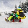 Opvouwbare houten slee met 2 zitplaatsen Rudy Korting