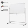 Verrijdbaar dubbelzijdig magnetisch whiteboard 180x90 cm  Albert XL Kortingen
