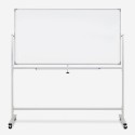 Verrijdbaar dubbelzijdig magnetisch whiteboard 180x90 cm  Albert XL Aanbieding