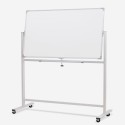 Verrijdbaar dubbelzijdig magnetisch whiteboard 180x90 cm  Albert XL Aanbod