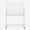 Dubbelzijdig magnetisch draaibaar whiteboard 90x60 cm Albert M Aanbieding