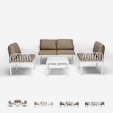 Loungeset met bank bijzettafel en 2 fauteuils Portofino Grand Soleil Korting