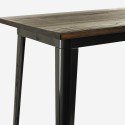 set van 4 barkrukken en een hoge industriële tafel 120x60cm farley Keuze