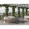Design klassieke stoel voor buitenhuwelijksceremonies in het restaurant Divina Karakteristieken