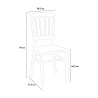 Design klassieke stoel voor buitenhuwelijksceremonies in het restaurant Divina 