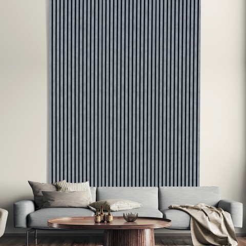 5 x geluidsabsorberend paneel 120x57cm grijs beton decoratief K-C Aanbieding