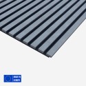 5 x geluidsabsorberend paneel 120x57cm grijs beton decoratief K-C Aanbod