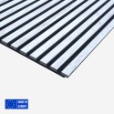 5 x geluidsabsorberend decoratief paneel 120x57cm witte eikenhout K-RB Aanbod