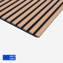 5x geluidsabsorberend paneel voor binnen, eikenhout, 120x57 cm, K-RO Aanbod