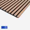 5x geluidsabsorberend paneel voor binnen, eikenhout, 120x57 cm, K-RO Aanbod