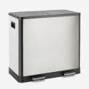 Prullenbak 60 liter met 2 bakken voor scheiden van afval Lindo XL Kortingen