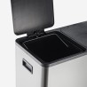 Prullenbak 60 liter met 2 bakken voor scheiden van afval Lindo XL Keuze