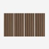 4 x akoestische wandpanelen 120x60cm donker walnoothout Tabb-NS Aanbieding