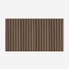 4 x akoestische wandpanelen 120x60cm donker walnoothout Tabb-NS Kortingen