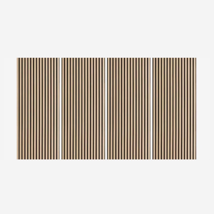 4 x decoratieve akoestische wandpanelen 120x60cm Walnoothout Tabb-W Aanbieding