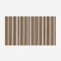 4 x decoratieve akoestische wandpanelen 120x60cm Walnoothout Tabb-W Aanbieding