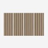 4 x decoratieve akoestische wandpanelen 120x60cm Walnoothout Tabb-W Aanbieding