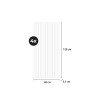 4 x decoratieve akoestische wandpanelen 120x60cm Walnoothout Tabb-W Voorraad