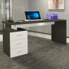 Moderne kantoorbureau met 3 lades 160x60x75cm New Selina Basic Kortingen