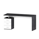 Moderne kantoorbureau met 3 lades 160x60x75cm New Selina Basic 