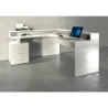Hoekbureau kantoor met 3 laden verhoging New Selina A-S Plus 