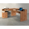 Hoekbureau kantoor met 3 laden verhoging New Selina A-S Plus 