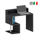 Ruimtebesparend bureau voor thuis/kantoor 100x50x92,5 cm met opzetstuk Esse 2 Plus Model