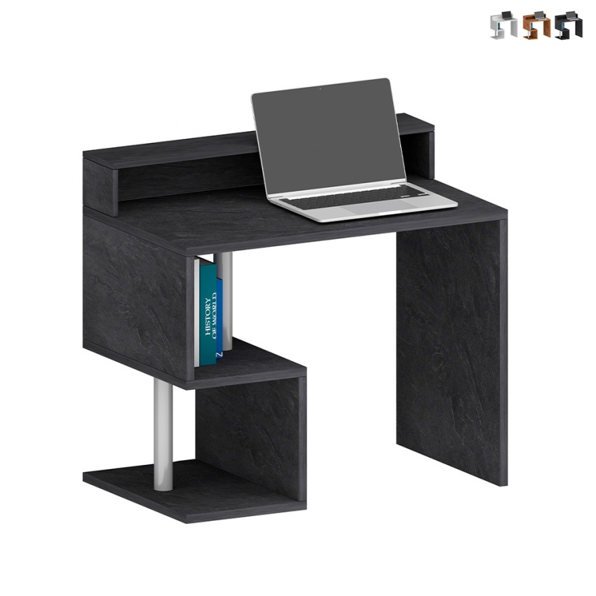 Ruimtebesparend bureau voor thuis/kantoor 100x50x92,5 cm met opzetstuk Esse 2 Plus Aanbod