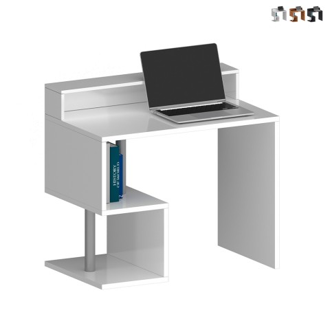 Ruimtebesparend bureau voor thuis/kantoor 100x50x92,5 cm met opzetstuk Esse 2 Plus Aanbieding