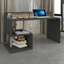 Moderne elegante kantoorbureau met opzetstuk 140x60x92,5cm Esse 2 Plus Korting