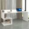 Bureau kantoordesign modern 180x60x92,5cm met opzetstuk Esse 2 Plus Model