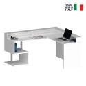 Moderne hoekbureau voor thuis en kantoor met opzetstuk Esse 2 A Plus Model